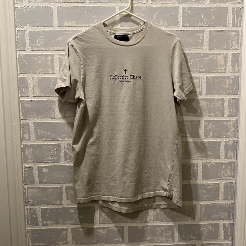Cotton On Light Gray Longline Tee Shirt